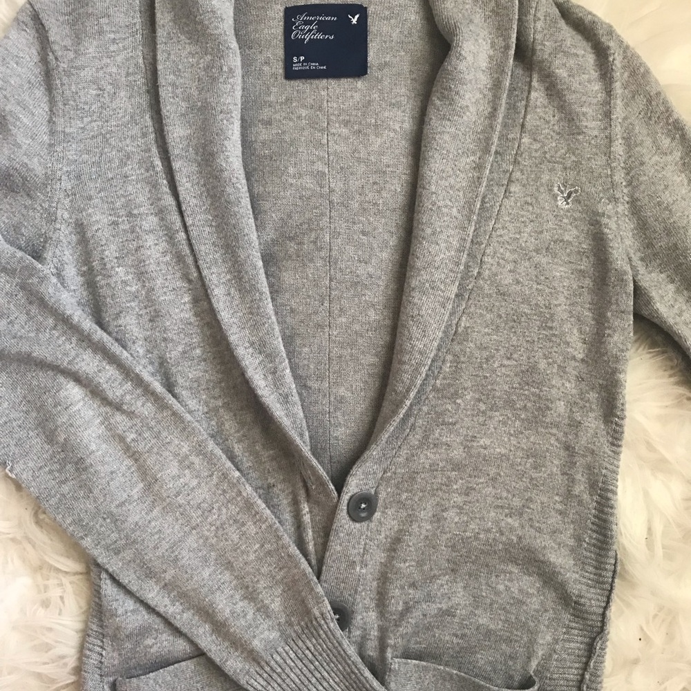 American Eagle Grey Cardigan